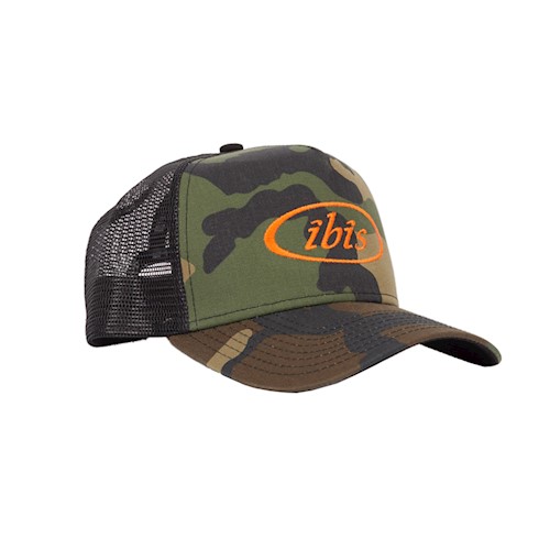 IBIS Hat Trucker Camo w/ Orange Logo (výrobce: NEW ERA)