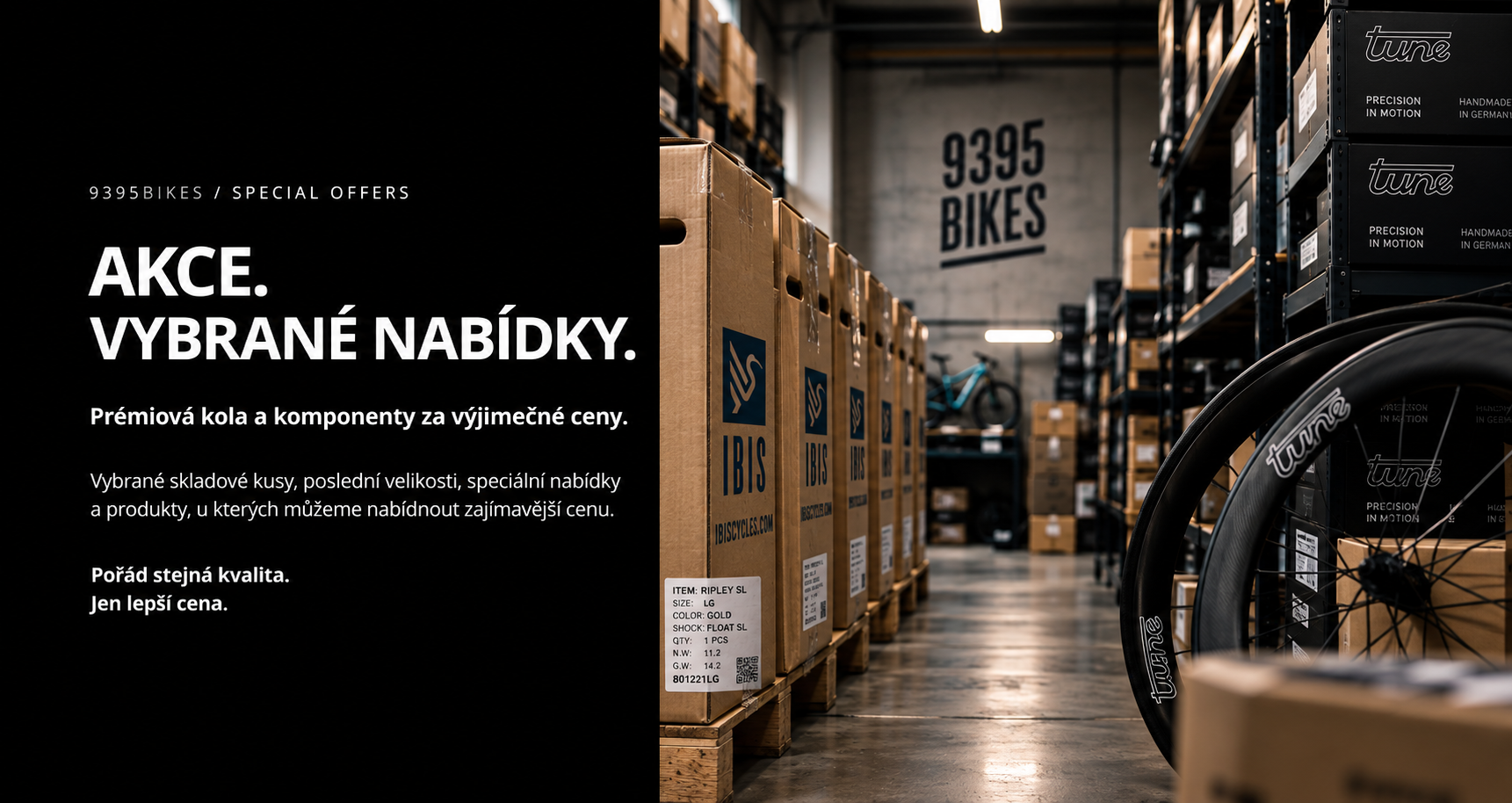 9395BIKES – akce a vybrané nabídky