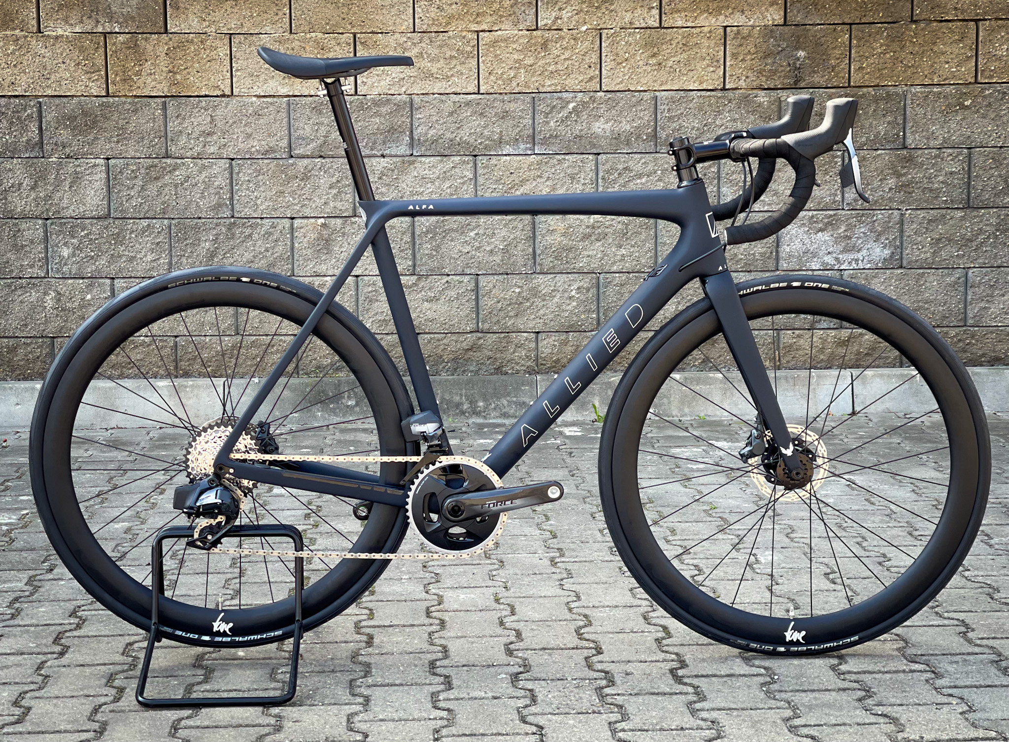 ALLIED FRAMESET ALFA DISC V1 MATTE BLACK 58 • (SKLADEM)