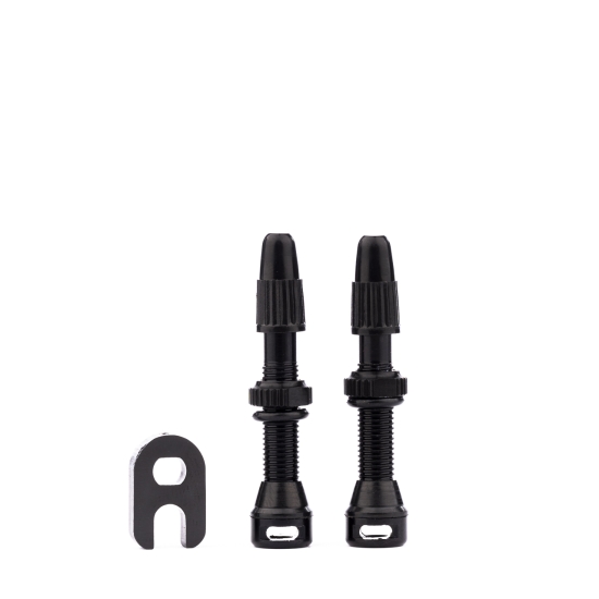 TUNE TUBELESS-VALVE SET BLACK 35MM