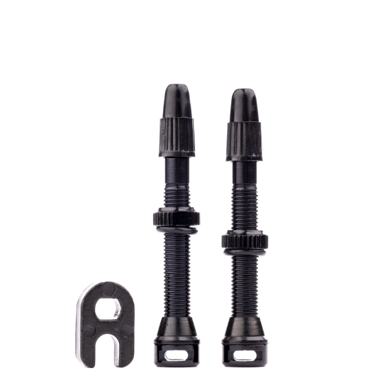 TUNE TUBELESS-VALVE SET BLACK 44MM • (DMOC:: €26,90)