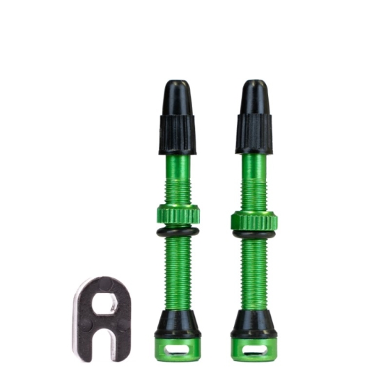 TUNE TUBELESS-VALVE SET GREEN 44MM