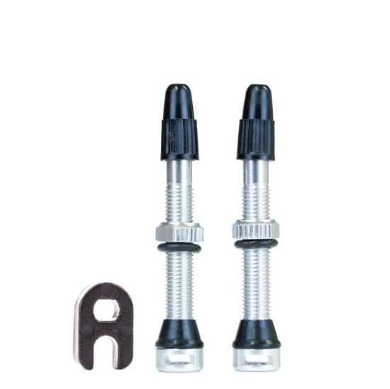 TUNE TUBELESS-VALVE SET SILVER 44MM • (DMOC:: €26,90)